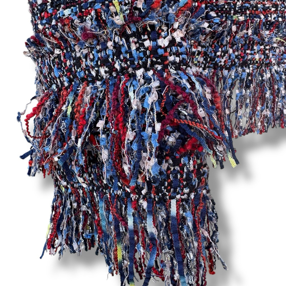 Women's Multicolor Tweed Jacket - Picture 6 of 11